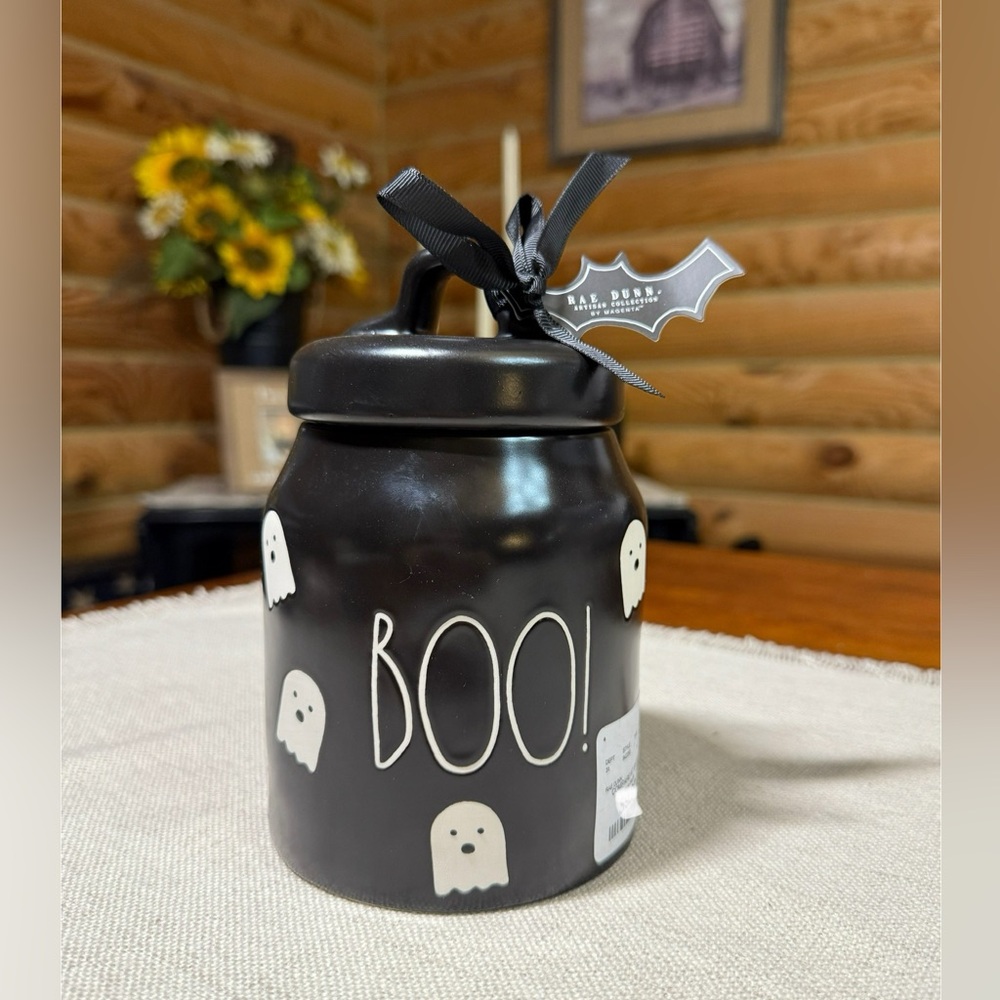 BOO Rae Dunn HALLOWEEN Canister